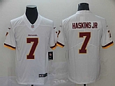 Nike Redskins 7 Dwayne Haskins Jr White Vapor Untouchable Limited Jersey,baseball caps,new era cap wholesale,wholesale hats